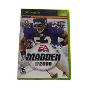 Madden NFL 2005 Xbox Original‎ Ray Lewis Cover Disc Case No Manual